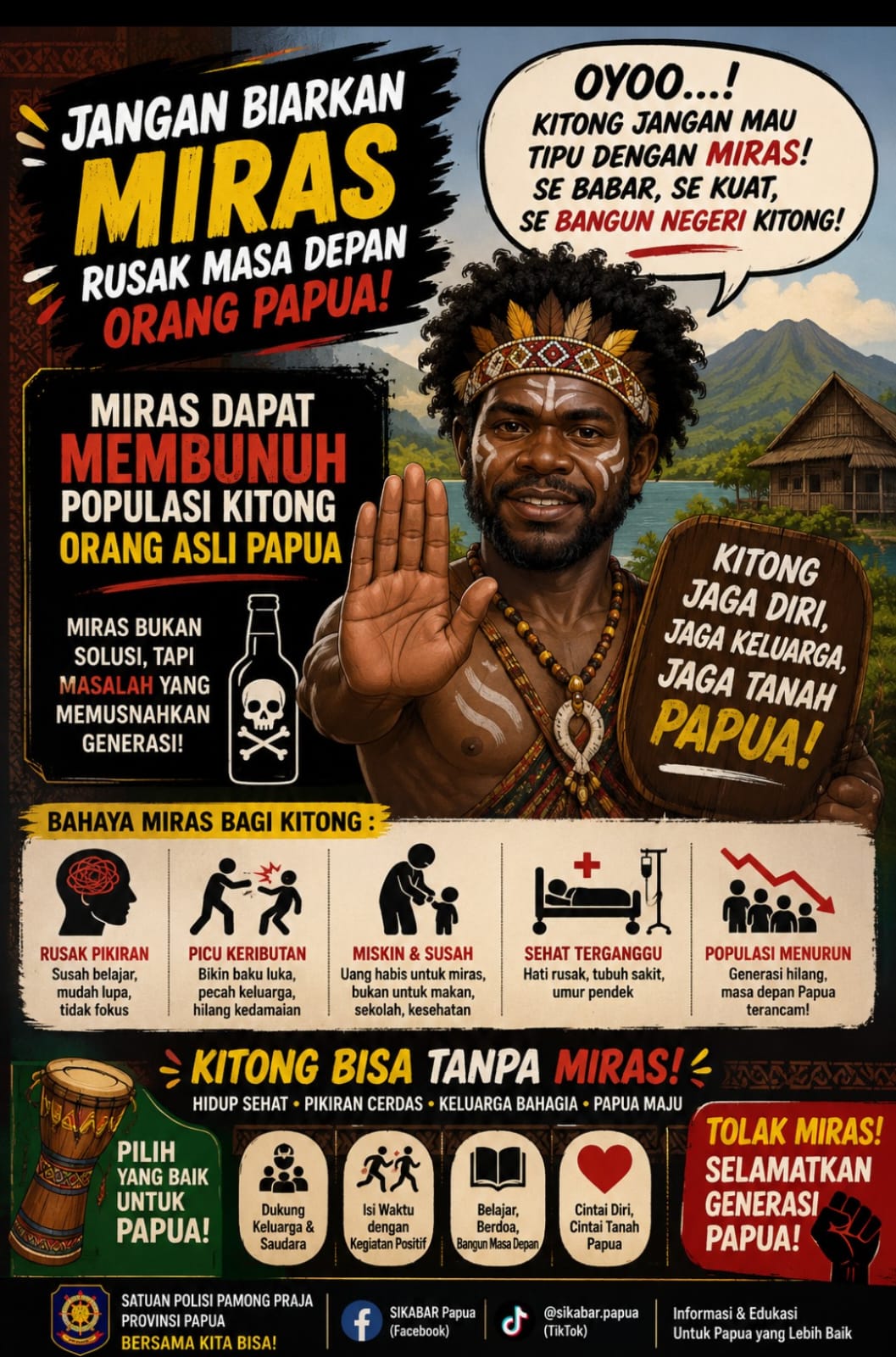 Infografis Papua Selatan