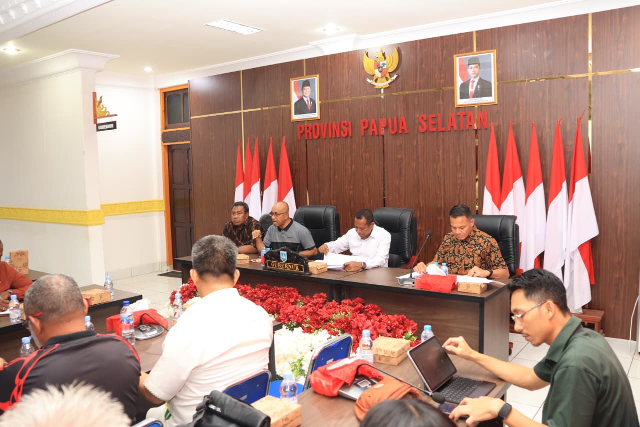 Pemprov Papua Selatan Gelar Rapat Perdana Persiapan Natal Bersama Masyarakat 2025