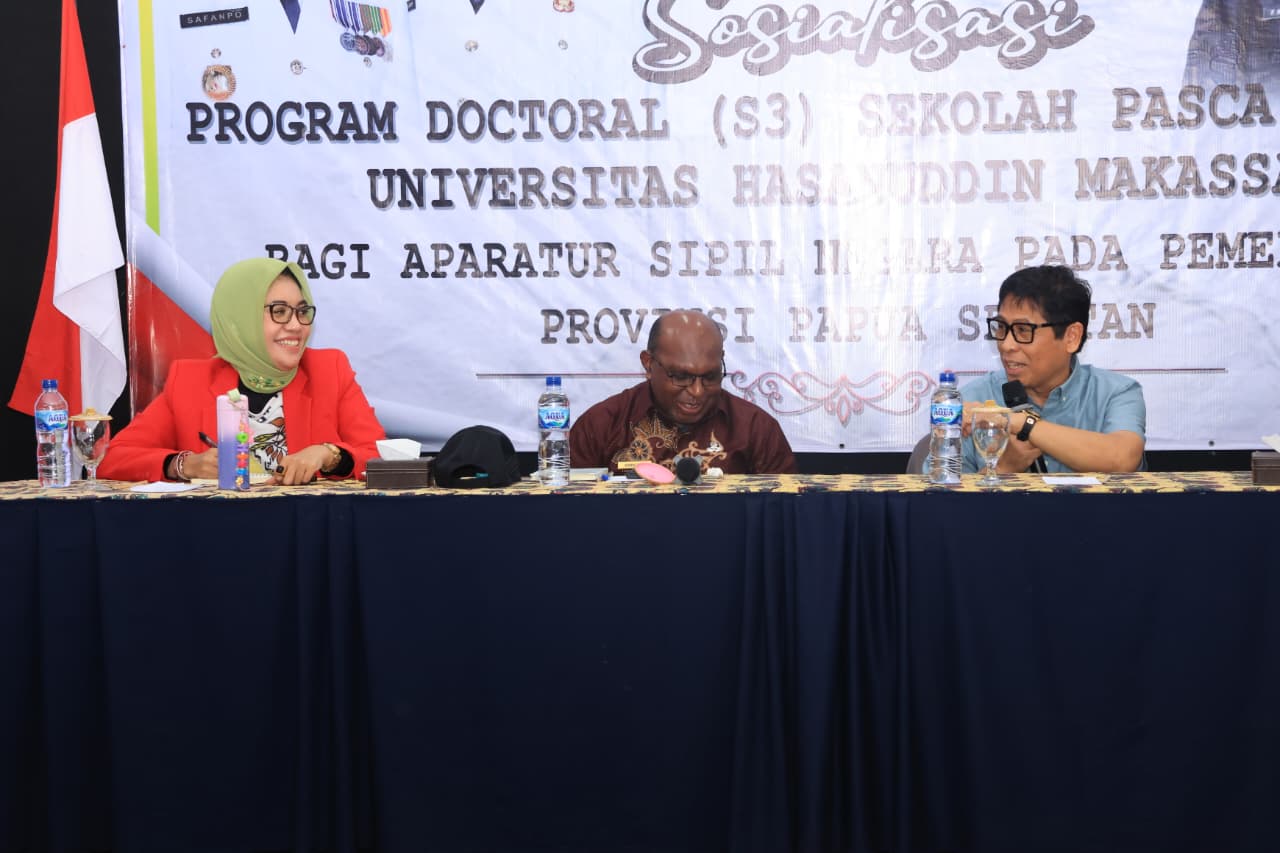 Unhas Makassar Sosialisasikan Program Sekolah Doktoral bagi ASN Papua Selatan