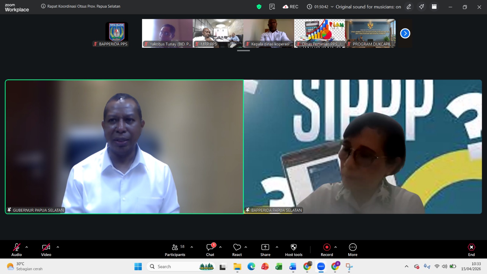 Gubernur Apolo Minta TAPD Segera Tetapkan Alokasi Otsus dan DTI