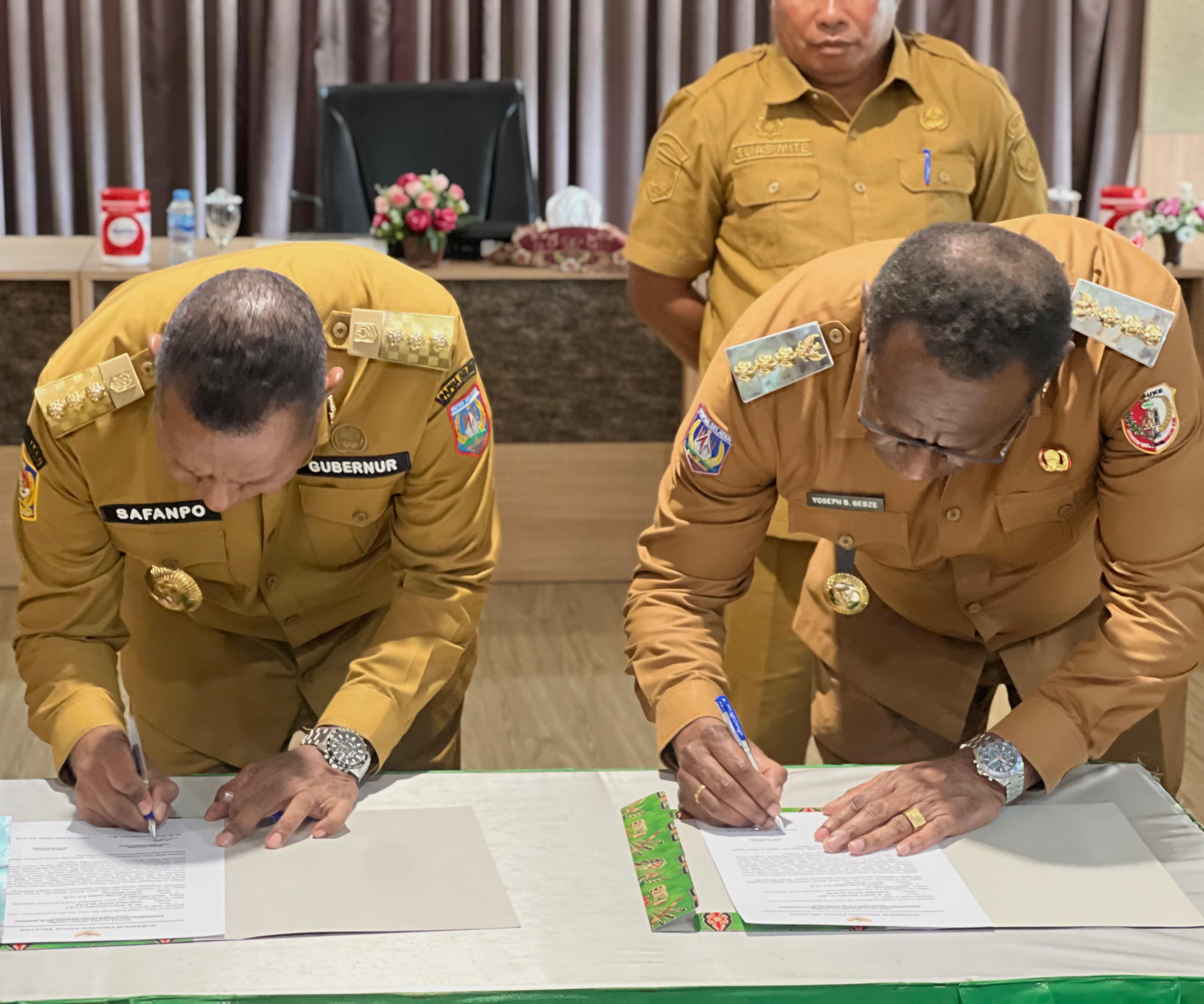 Pemprov-Pemkab Gelar Penandatangan Serahterima Aset Pinjam Pakai