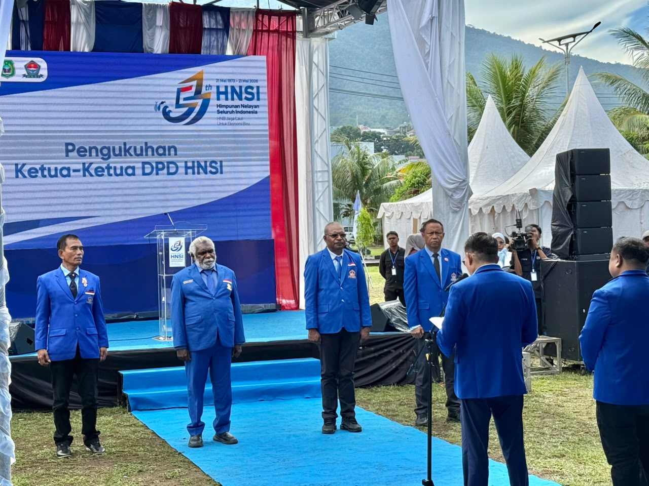 Wagub Paskalis Imadawa Dilantik Jadi Ketua DPD HNSI Papua Selatan