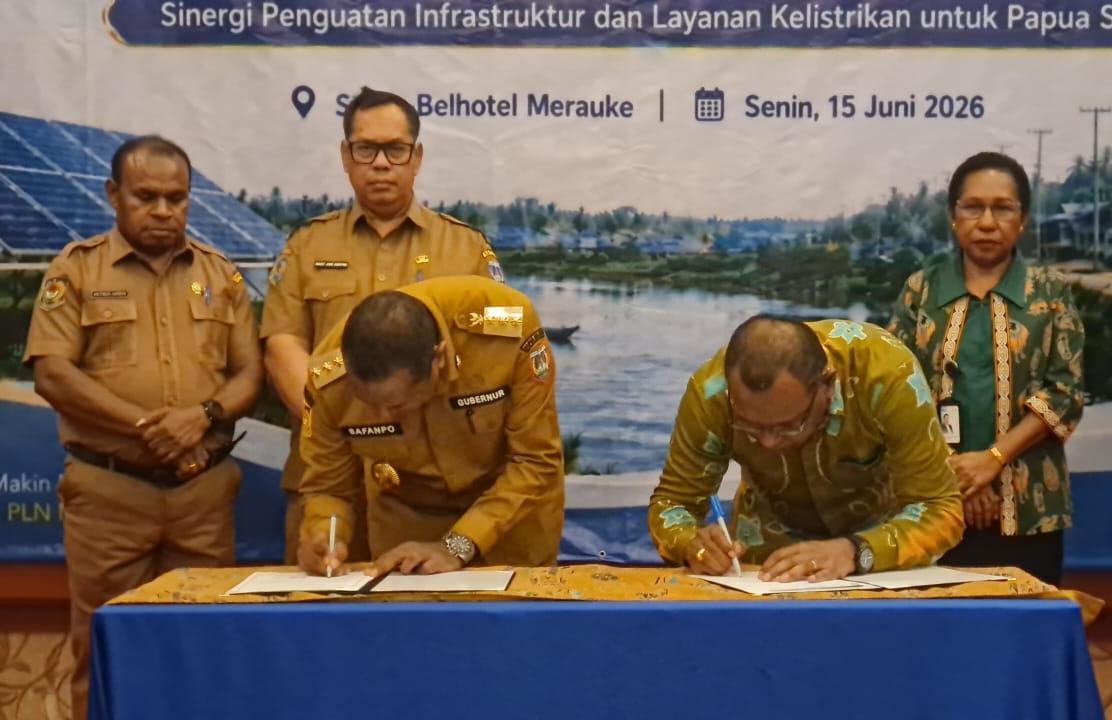Tata Kelistrikan, Papua Selatan Teken MoU Dengan PLN Induk Papua dan Papua Barat