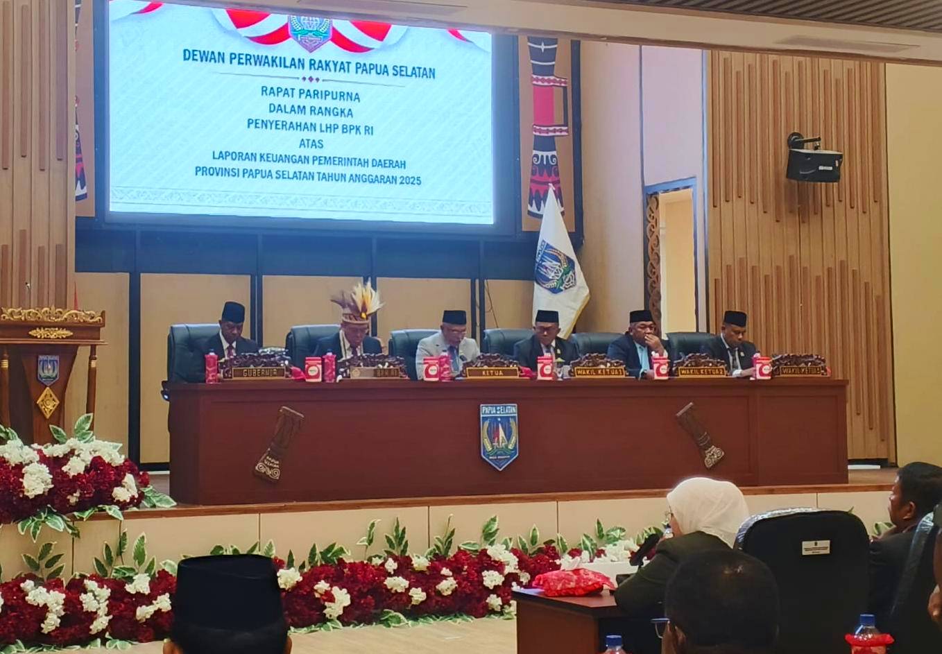 Perdana, Pemprov Papua Selatan Raih Opini WTP Dari BPK RI