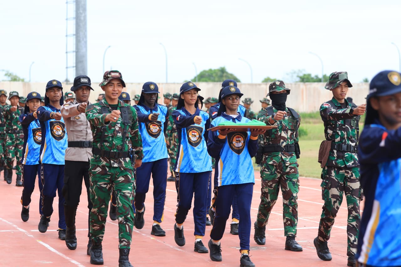 Diklat Paskibraka Papua Selatan 2026 Masuki Hari Ke-9, Siap Kibarkan Merah Putih