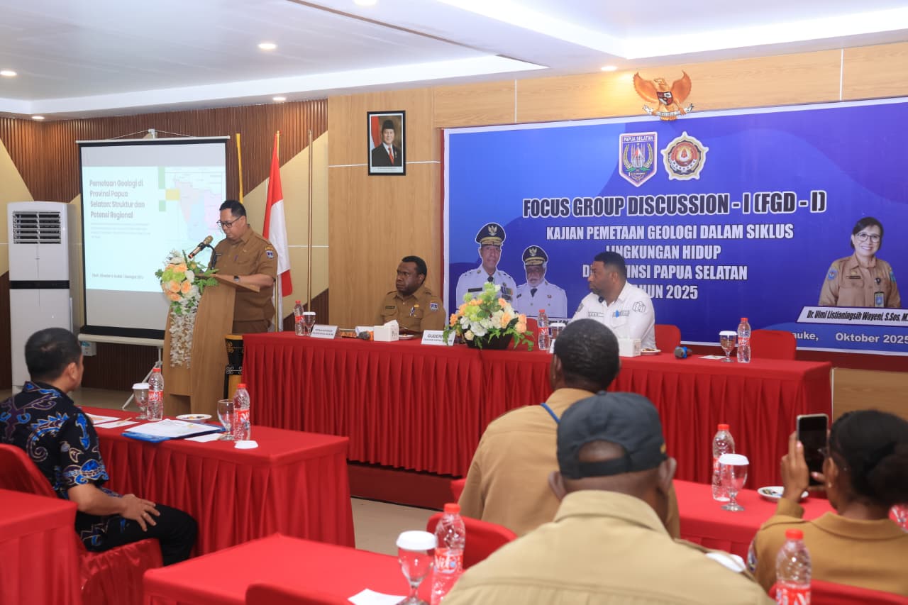 Pemprov Papua Selatan Gelar FGD Kajian Pemetaan Geologi untuk Mitigasi Bencana dan Pengelolaan SDA Berkelanjutan - Gambar 5