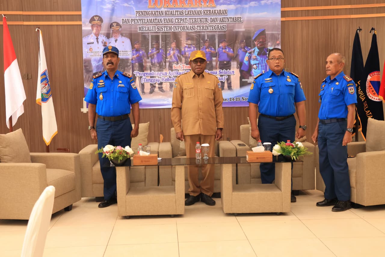Pemprov Papua Selatan Gelar Lokakarya Peningkatan Layanan Kebakaran dan Penyelamatan Terintegrasi - Gambar 4