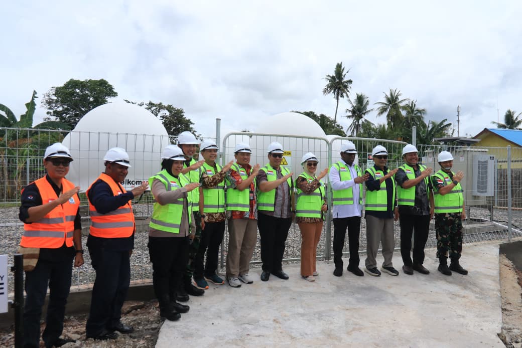 Telkomsat Resmikan Community Gateway Pertama di Asia Tenggara di Merauke - Gambar 1