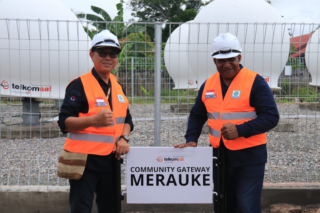 Telkomsat Resmikan Community Gateway Pertama di Asia Tenggara di Merauke - Gambar 2