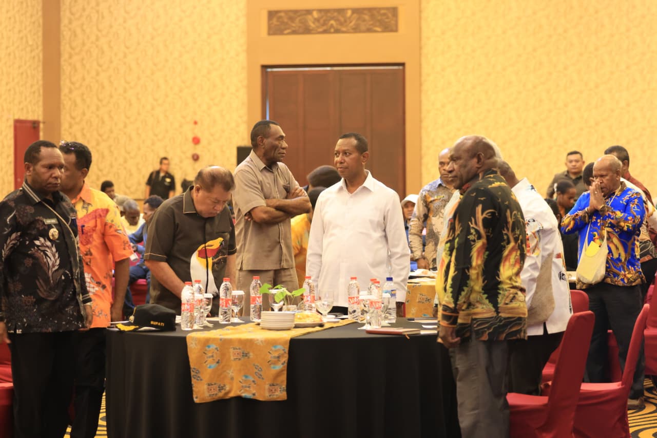 Gubernur Apolo Safanpo Buka Diskusi Publik Perdasus OAP, Tegaskan Pentingnya Legitimasi dan Penguatan Produk Hukum Papua Selatan - Gambar 4