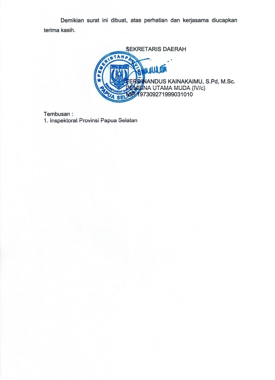 Sekda Papua Selatan Instruksikan OPD Percepat Penginputan RUP Tahun Anggaran 2026 - Gambar 2