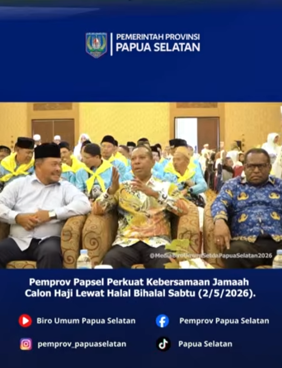 Pemprov Papsel Perkuat Kebersamaan Jamaah Calon Haji Lewat Halal Bihalal Sabtu